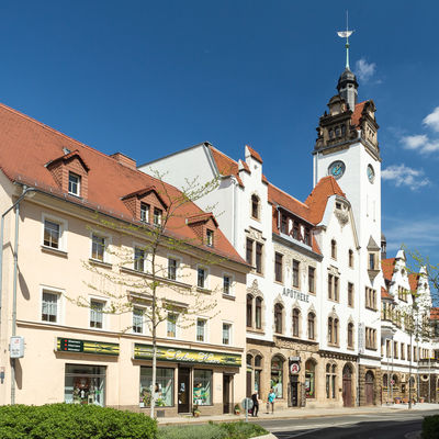 Im Potschappler Rathaus hat der Oberbrgermeister der Groen Kreisstadt Freital seinen Sitz.